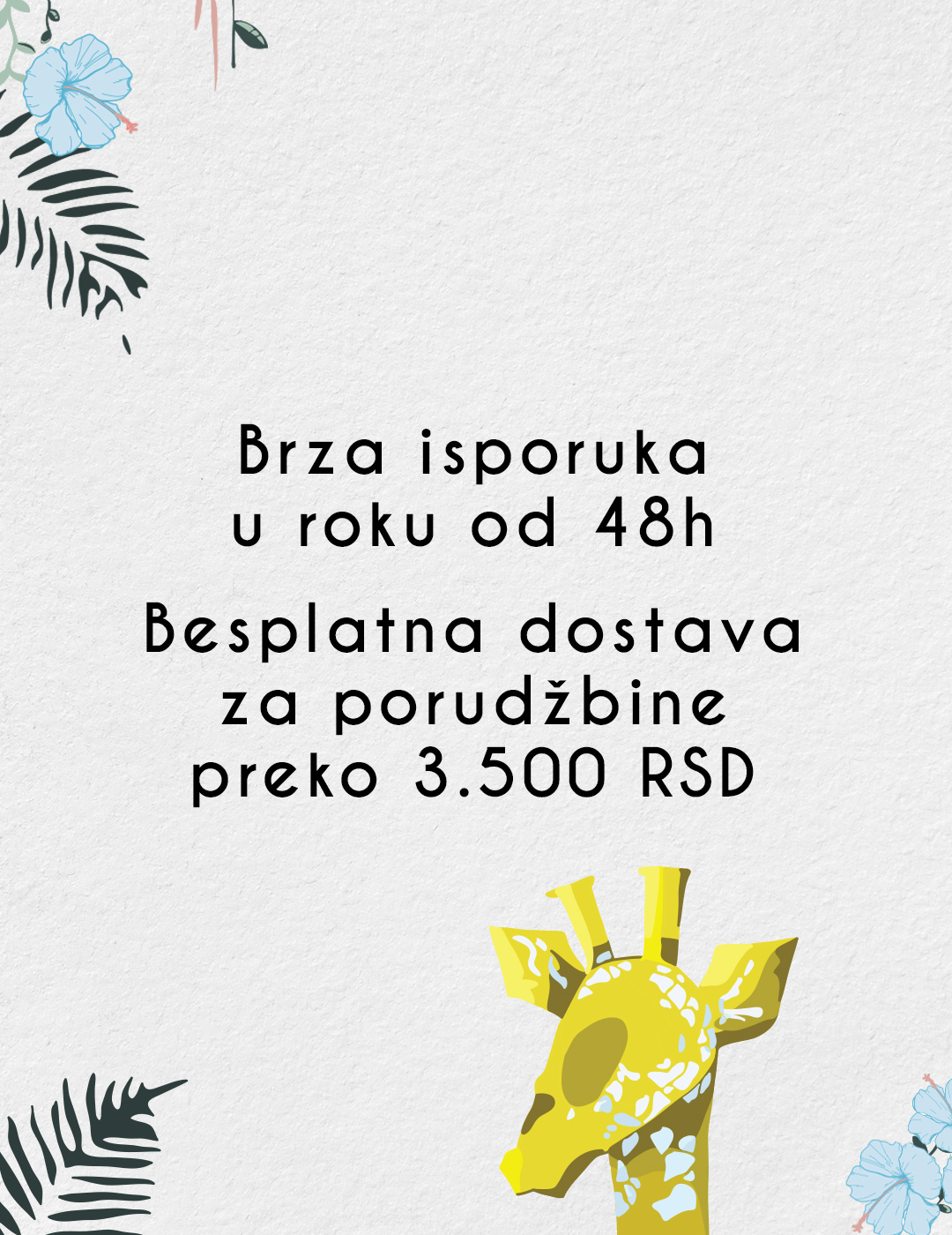 Happy Giraffe benefiti brza isporuka besplatna dostava