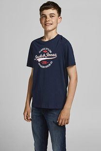 Happy Giraffe Jack & Jones - Tamno plava majica sa printom