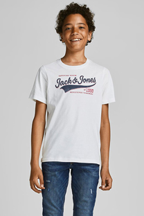 Happy Giraffe Jack & Jones - Bela majica sa printom