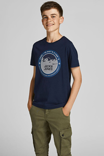 Happy Giraffe Jack & Jones - Tamno plava majica sa printom