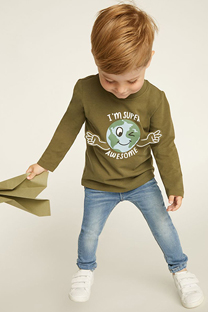 Happy Giraffe NAME IT - Dukserica sa printom planete zemlje. 103311