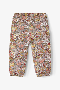 Happy Giraffe NAME IT - Pamučne pantalone sa cvetnim dezenom 103575