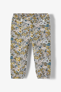 Happy Giraffe NAME IT - Pamučne pantalone sa cvetnim dezenom 103579
