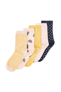 Happy Giraffe NAME IT - Set od 5 pari čarapa 103235