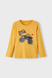 Happy Giraffe NAME IT - Dukserica sa printom automobila I dinosaurusa