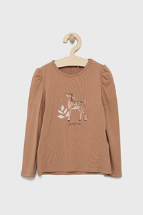 Happy Giraffe NAME IT - Roze dukserica sa printom
