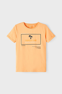 Happy Giraffe NAME IT - Narandžasta majica sa printom