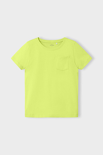 Happy Giraffe NAME IT - Zelena majica sa džepićem