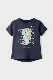 Happy Giraffe NAME IT - Majica sa printom morkog konjića