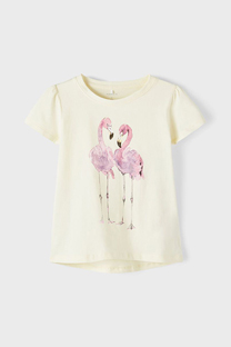 Happy Giraffe NAME IT - Majica sa printom flamingosa