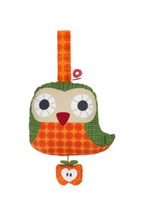 Happy Giraffe Else orange owl muzička igračka 120008