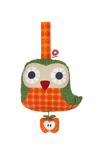 Happy Giraffe Else orange owl muzička igračka 120008