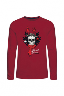 Happy Giraffe Jack & Jones - Crvena dukserica sa printom