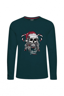Happy Giraffe Jack & Jones - Tamno zelena dukserica sa printom
