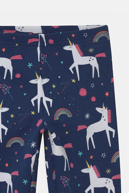 Blue Seven - Helanke sa printom jednoroga Happy Giraffe