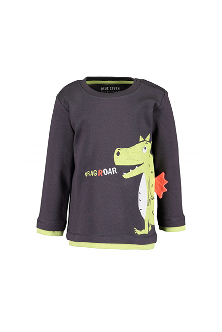 Blue Seven - Pamučna dukserica sa printom aligatora Happy Giraffe