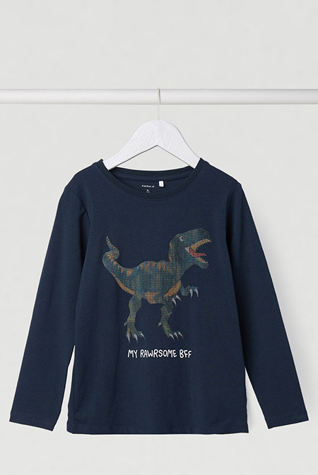 Dukserica sa aplikacijom dinosaurusa Happy Giraffe