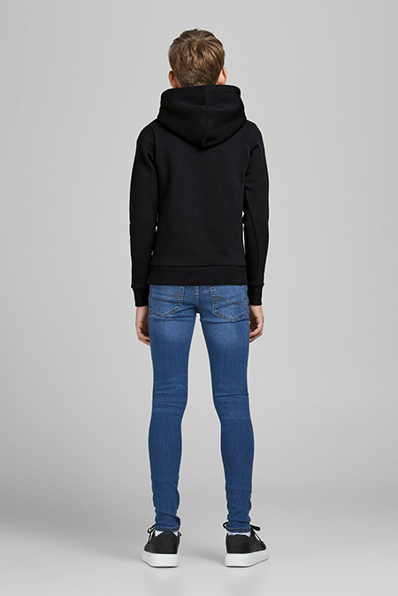 Jack & Jones - Crna dukserica sa printom Happy Giraffe