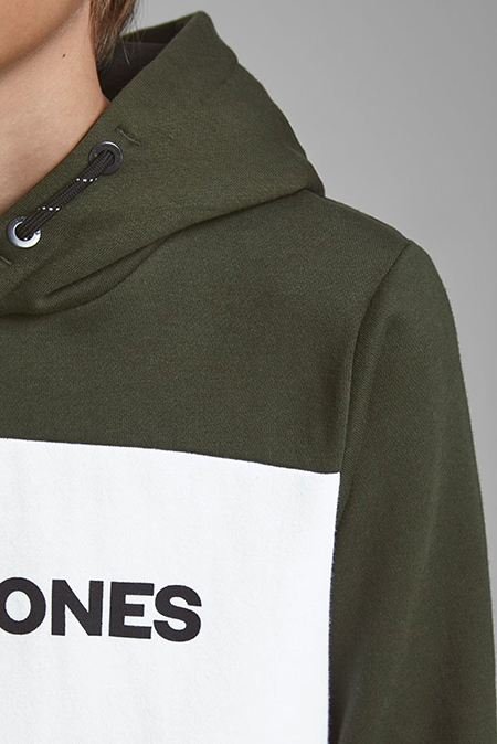 Jack & Jones - Trobojna dukserica sa printom Happy Giraffe