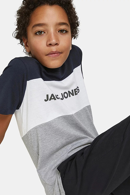 Jack & Jones - Trobojna majica sa printom Happy Giraffe