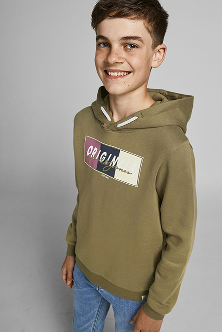 Jack & Jones - Dukserica sa printom Happy Giraffe