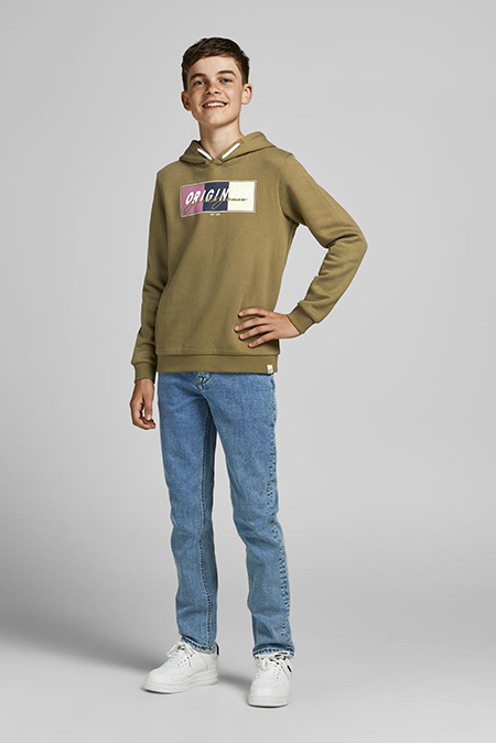 Jack & Jones - Dukserica sa printom Happy Giraffe