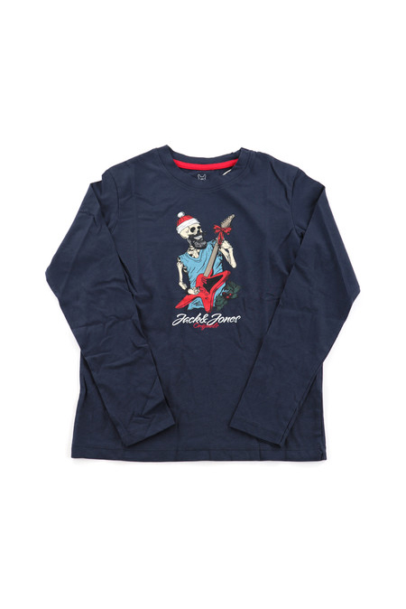 Jack & Jones - Tamno plava dukserica sa printom Happy Giraffe