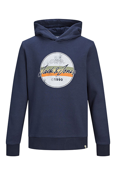 Jack & Jones - Tamno plava dukserica sa printom Happy Giraffe
