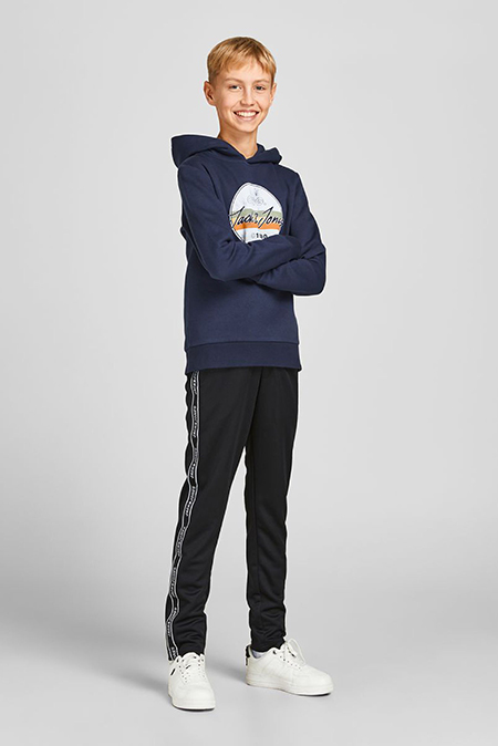 Jack & Jones - Tamno plava dukserica sa printom Happy Giraffe