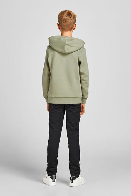 Jack & Jones - Maslinasto zelena dukserica sa printom Happy Giraffe