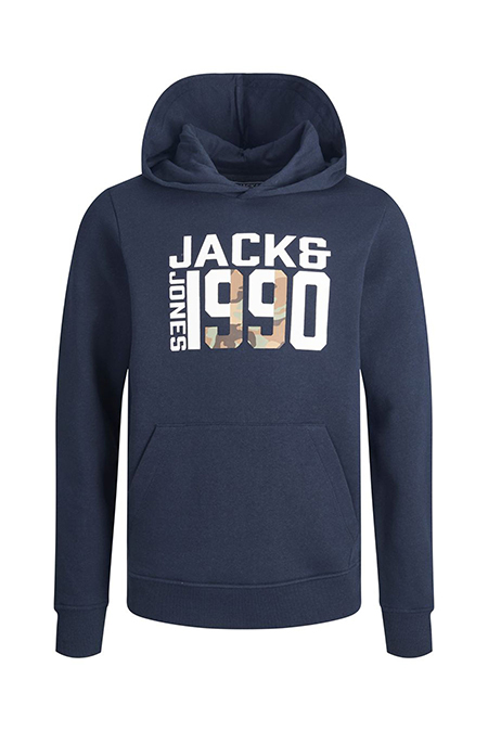 Jack & Jones - Tamno plava dukserica sa printom Happy Giraffe