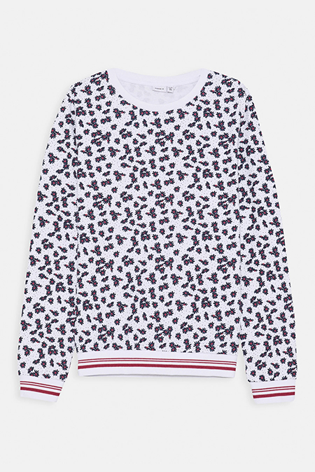 NAME IT - Dukserica sa cvetnim dezenom 102907 Happy Giraffe