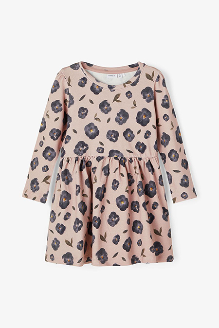 NAME IT - Roze haljina sa cvetnim dezenom 103537 Happy Giraffe