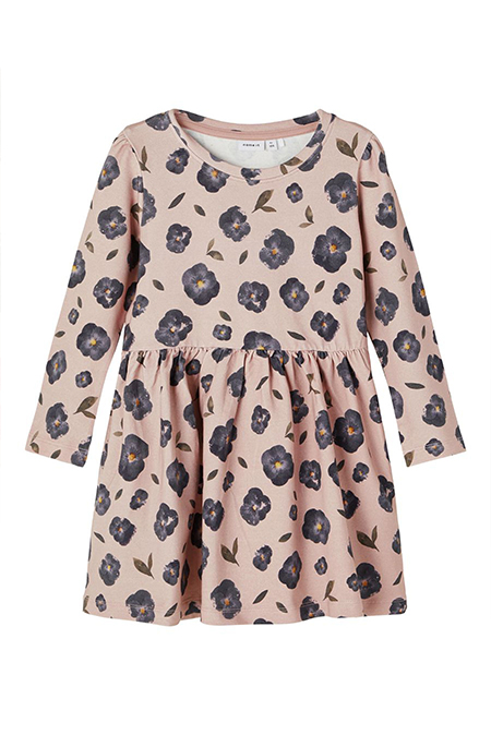NAME IT - Roze haljina sa cvetnim dezenom 103537 Happy Giraffe