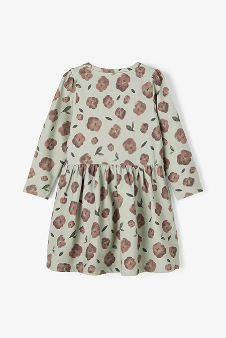 NAME IT - Zelena haljina sa cvetnim dezenom 103542 Happy Giraffe