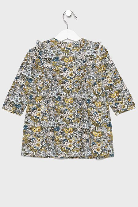 NAME IT - Pamučna haljina sa cvetnim dezenom 103587 Happy Giraffe