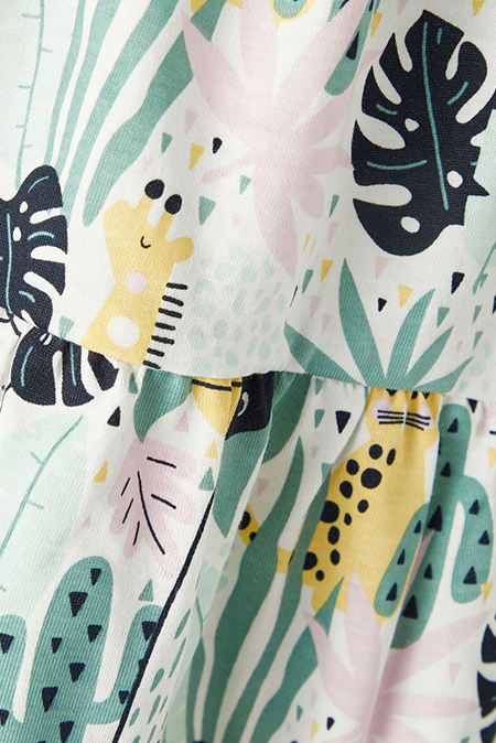 NAME IT - Haljina sa printom lišća Happy Giraffe