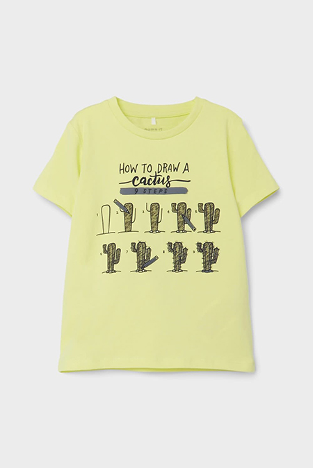 NAME IT - Majica sa printom kaktusa Happy Giraffe