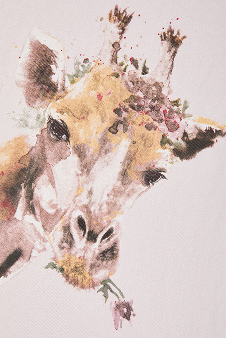NAME IT - Majica sa printom žirafe Happy Giraffe